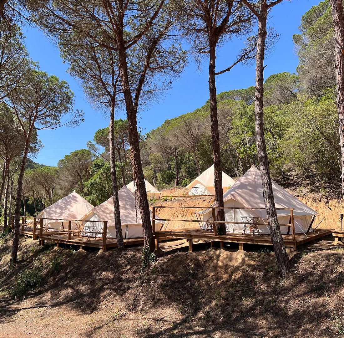 tentes de Lux-Tend au Camping Turismar