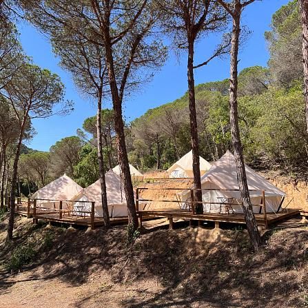 Lux-Tend tents at Camping Turismar